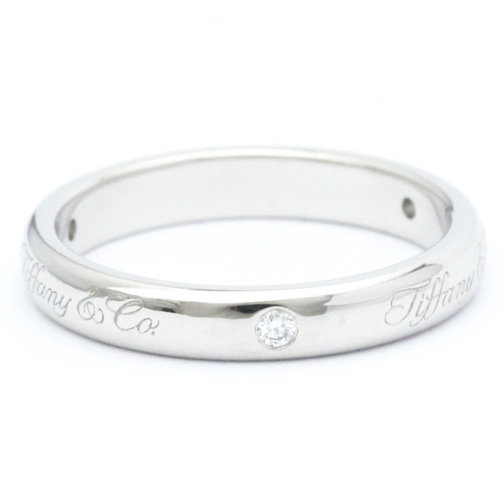 Tiffany Notes 3PD Ring Platinum Fashion Diamond Band Ring Silver - Picture 2 of 9